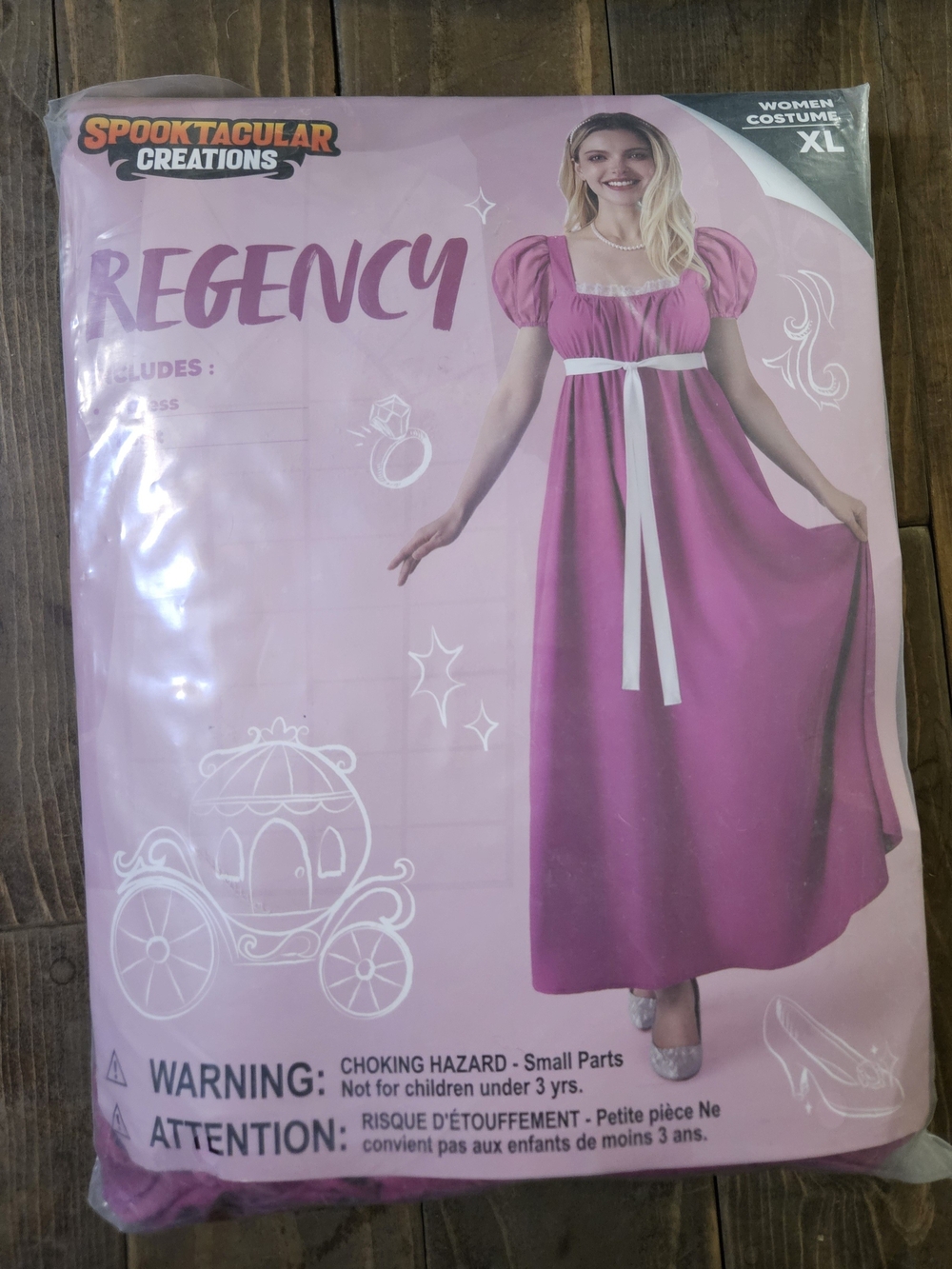 Regency Women's Pink Dress Costume